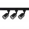 Светильник светодиодный трековый ULB-Q292 8W/4200K/K BLACK SET31 8Вт 4200К 1800лм набор 3 предмета на шинопроводе 1м с коннектором корпус черн. Volpe UL-00006780
