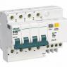 Выключатель автоматический дифференциального тока 4п C 25А 30мА тип AC 4.5кА ДИФ-101 6.5мод DEKraft 15022DEK