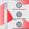 Обогреватель инфракрасный электрич. 1кВт IC-10 HINTEK 05.214371