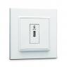 Розетка для зарядного устройства USB KAREA бел. Makel 56001465