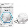 Разветвитель 3-м без заземл. 10А 250В IP20 ABS-пластик бел. TOKOV ELECTRIC TKL-S3C-C01