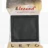 Выключатель 1-клав. LETO черн. бархат LEZARD 752-4200-100