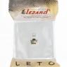 Розетка комп 1-мест. LETO бел. LEZARD 752-0200-139