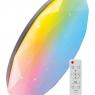 Светильник светодиодный PREMIUM DIAMOND-RGB 75Вт 230В 3000-6500К 6000лм IP40 502х83мм настенно-потолочный управляемый с пультом ДУ с RGB подсветкой КОСМОС KSDiamRGB75W