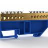Шина нулевая на DIN-изоляторе 8х12мм 12 отвер. латунь TOKOV ELECTRIC TKE-BCB-812-12-DIN/N