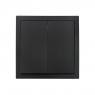 Выключатель проходной 2-кл. СП ZIMA IP20 10А безвинт. зажим черн. бархат LEZARD 704-4288-106QC