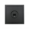 Розетка компьютерная 1-мест. СП ZIMA IP20 черн. бархат LEZARD 704-4288-140