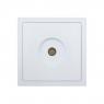 Розетка ТВ оконечная СП ZIMA IP20 бел. LEZARD 704-0288-130