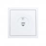 Розетка телефонная евро СП ZIMA IP20 бел. LEZARD 704-0288-137