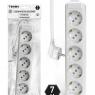 Удлинитель 5х7м с заземл. 10А 3х1.5 TOKOV LIGHT TKL-C01-BU5-7-1.5-Z