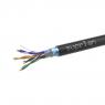 Кабель витая пара F/UTP кат.5E 4х2х24AWG solid Cu PE Outdoor Standard черн. (м) SUPRLAN 01-1028-1