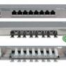 Патч-панель 19дюйм 0.5U кат.5E 24 порта RJ45 Dual IDC PPHD-19-24-8P8C-C5E-SH-110D высок. плотности Hyperline 244077