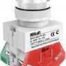 Выключатель кнопочный LED ABLFP ВК-22 d22мм 220В зел. DEKraft 25026DEK