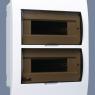 Корпус встраиваемый ЩРВ-П-24 35х30х10 24мод. IP41 пластик. DEKraft 31006DEK