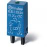 Модуль индикации и защиты LED + диод ( + A1) 6...24В DC зел. FINDER 9980902499