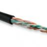 Кабель витая пара U/UTP кат.5E 4х2х24AWG solid PE Outdoor UUTP4-C5E-S24-OUT-PE-BK-500 черн. (м) Hyperline 49118
