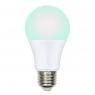 Лампа светодиодная LED-A60-9W/SCBG/E27/FR/DIM IP65 PLO65WH для бройлеров диммир. Uniel UL-00003190