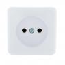 Розетка 1-м ОП Viola 16А IP20 без заземл. бел. LEZARD 751-0200-121