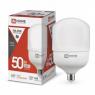 Лампа светодиодная высокомощная LED-HP-PRO 50Вт цилиндр 4000К нейтр. бел. E27 4750лм 230В с адаптером E40 IN HOME 4690612031118