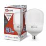 Лампа светодиодная высокомощная LED-HP-PRO 80Вт цилиндр 6500К холод. бел. E27 7600лм 230В с адаптером E40 IN HOME 4690612031149