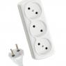 Удлинитель 3х3м 6А IP20 ШВВП 2х0.75 КОСМОС YKsm3m-3g(6A)E