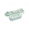 Удлинитель 2х3м без заземл. 10А IP20 Makel MGP103