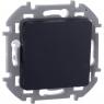 Переключатель 1-кл. Inspiria 10А IP20 250В 10AX механизм антрацит IEK 673653