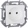 Розетка 1-м СП Inspiria 16А IP20 250В 2P механизм бел. IEK 673710