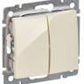 Переключатель проходной 2-кл. СП Valena 10А IP31 250В механизм сл. кость IEK 774308