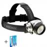 Фонарь налобный H19LED 1Вт XPE LED + 6 SMD LED 3хAAA/R03 КОСМОС KOC-H19-LED
