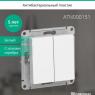 Выключатель 2-кл. СП AtlasDesign 10А IP20 (сх. 5) 10AX механизм бел. SE ATN000151