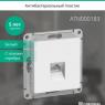 Розетка компьютерная 1-м AtlasDesign RJ45 кат.5E механизм бел. SE ATN000183