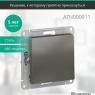 Выключатель 1-кл. СП AtlasDesign 10А IP20 (сх. 1) 10AX механизм сталь SE ATN000911