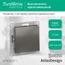 Выключатель 1-кл. СП AtlasDesign 10А IP20 (сх. 1) 10AX механизм сталь SE ATN000911