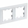Рамка 2-м AtlasDesign Nature стекло бел. SE ATN320102