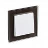 Рамка 1-м AtlasDesign Nature стекло мокко SE ATN320601
