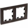 Рамка 2-м AtlasDesign Nature стекло мокко SE ATN320602