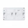 Розетка 2-м ОП AtlasDesign PROFI 16А IP54 заземл. защ. шторки бел. SE ATN540126