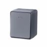 Выключатель 1-кл. ОП AtlasDesign PROFI IP54 10AX с подсветкой антрацит SE ATN544013