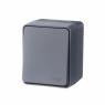 Переключатель проходной 1-кл. ОП AtlasDesign PROFI IP54 10AX антрацит SE ATN544061