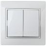 Выключатель 2-кл. СП Plano 10А IP20 1-104-01 250В бел. Intro Б0053758
