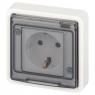 Розетка Эксперт 11-2522-01 2P+E IP55 шторки 16А-250В СУ бел. Эра Б0063281
