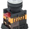Кнопка ABLFS-22 d22мм 1з+1р 240В неон кр. IEK BBT30-ABLFS-K04