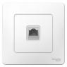 Розетка компьютерная 1-м СП Blanca RJ45 кат.5E бел. SE BLNIS045001