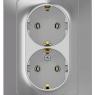 Розетка 2-м СП Blanca 16А IP20 250В с заземл. без защ. шторок алюм. SE BLNRS001023