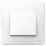Выключатель 2-кл. СП Blanca 6А IP20 (сх. 5) 250В бел. SE BLNVS006501