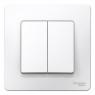 Выключатель 2-кл. СП Blanca 10А IP20 (сх. 5) 250В бел. SE BLNVS010501