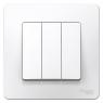 Выключатель 3-кл. СП Blanca 10А IP20 (сх. 1+1+1) 250В бел. SE BLNVS100501