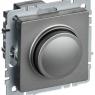 Светорегулятор СП BRITE пов-наж. 600Вт СС10-1-0-БрС механизм сталь IEK BR-D20-0600-K46