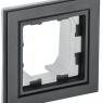 Рамка 1-м IP44 BRITE РУ-1-БрЧ-44 черн. IEK BR-M12-44-K02